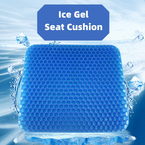 Orthopedic Honeycomb Gel Seat Cushion for Tailbone & Lower Back Relief - Cyes